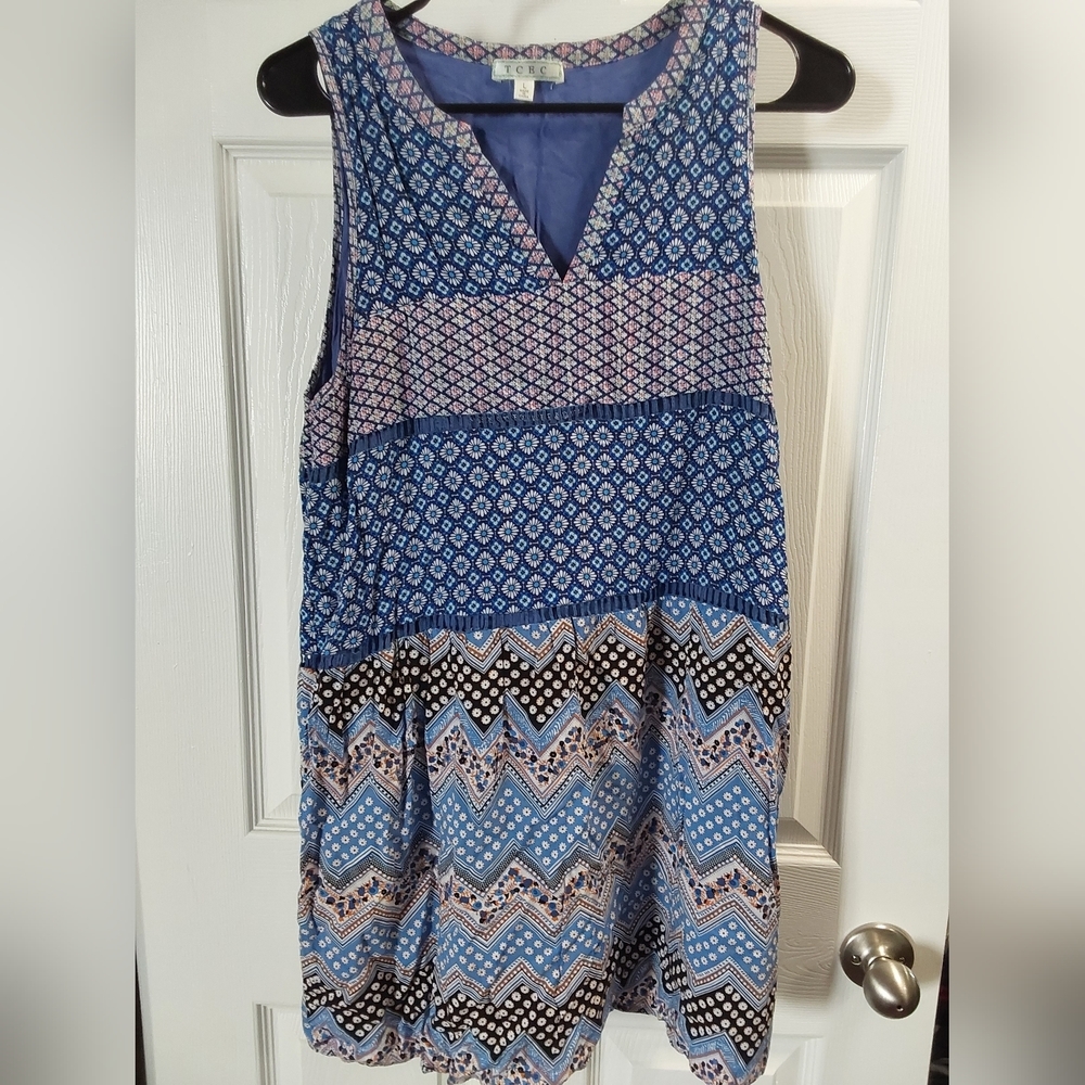 Women's Large TCEC Blue Dress